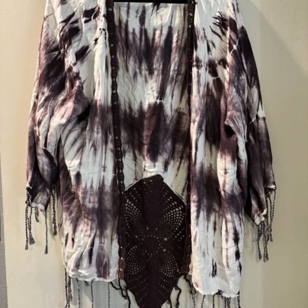 Flowy Boho Tie Dye Kimono From Earthbound Trading Large